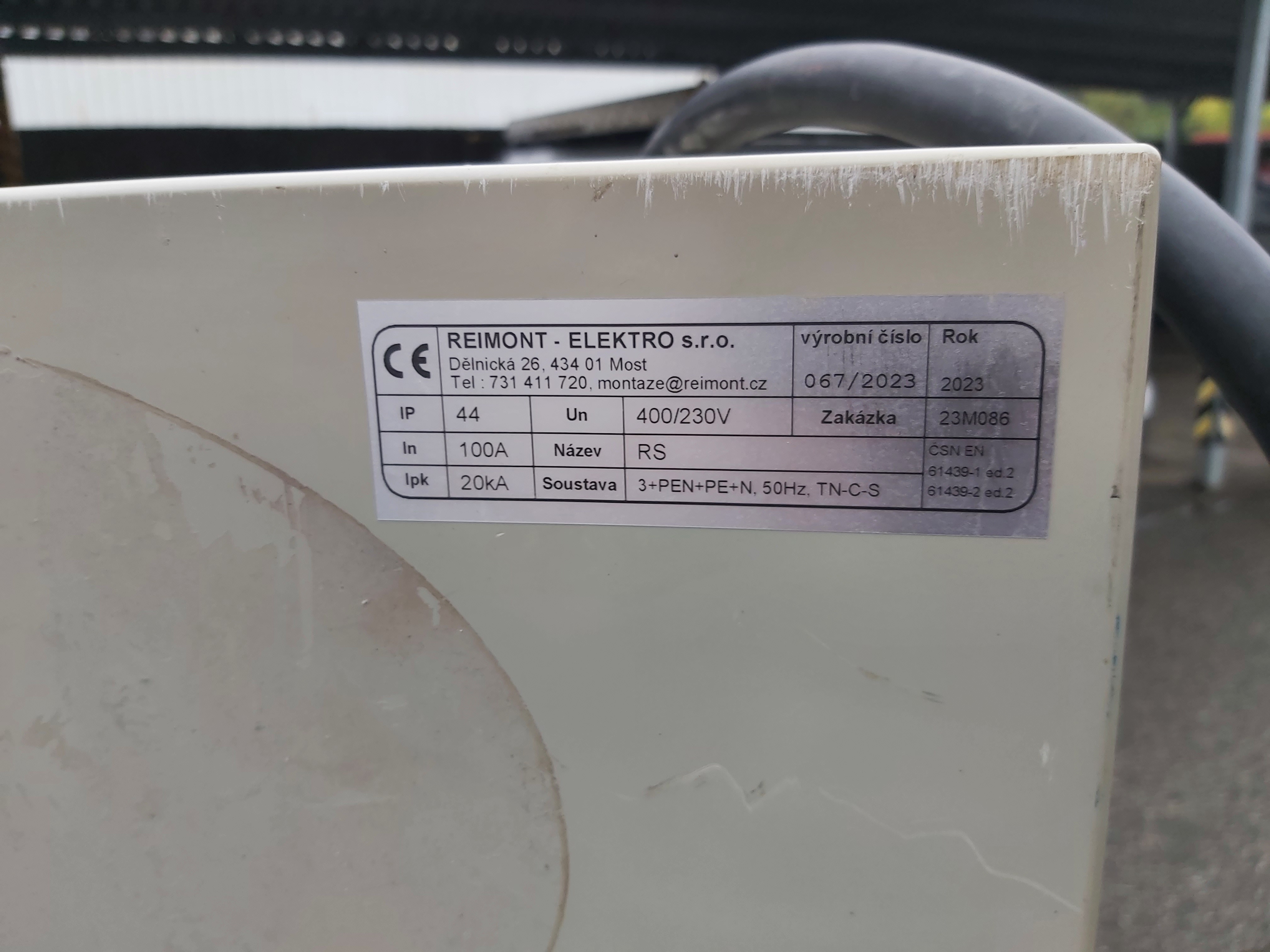 Rozvaděč staveništní s elektroměrem 3F/400V